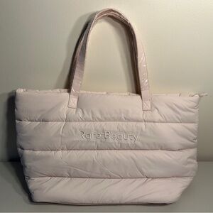 Rare Beauty Women's Cream Puffer Tote Bag